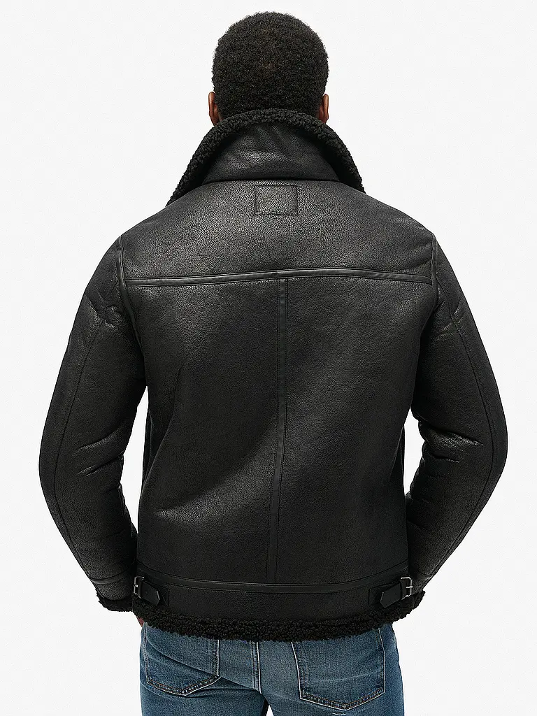 SUPERDRY | Blouson aspect cuir | 