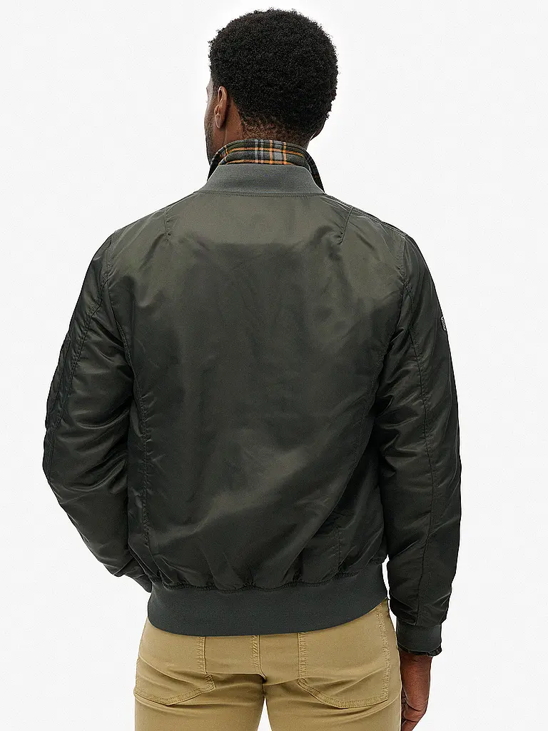 SUPERDRY | Bomberjacke MERCHANT MA1 | Gris