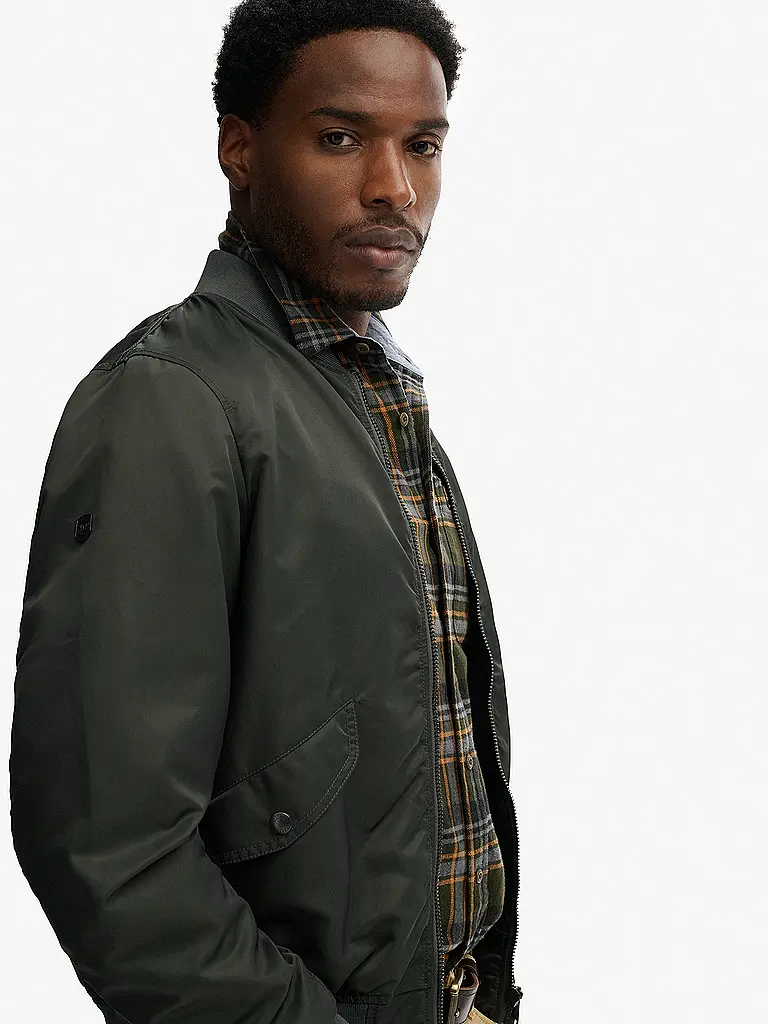 SUPERDRY | Bomberjacke MERCHANT MA1 | Gris