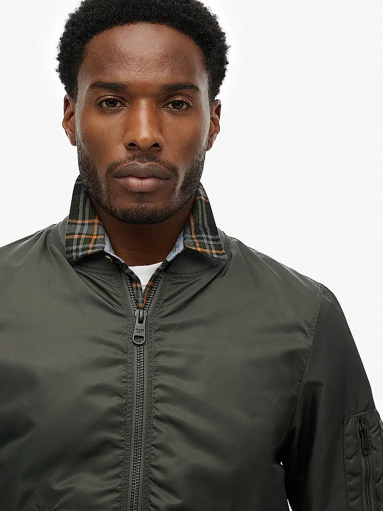 SUPERDRY | Bomberjacke MERCHANT MA1 | Gris