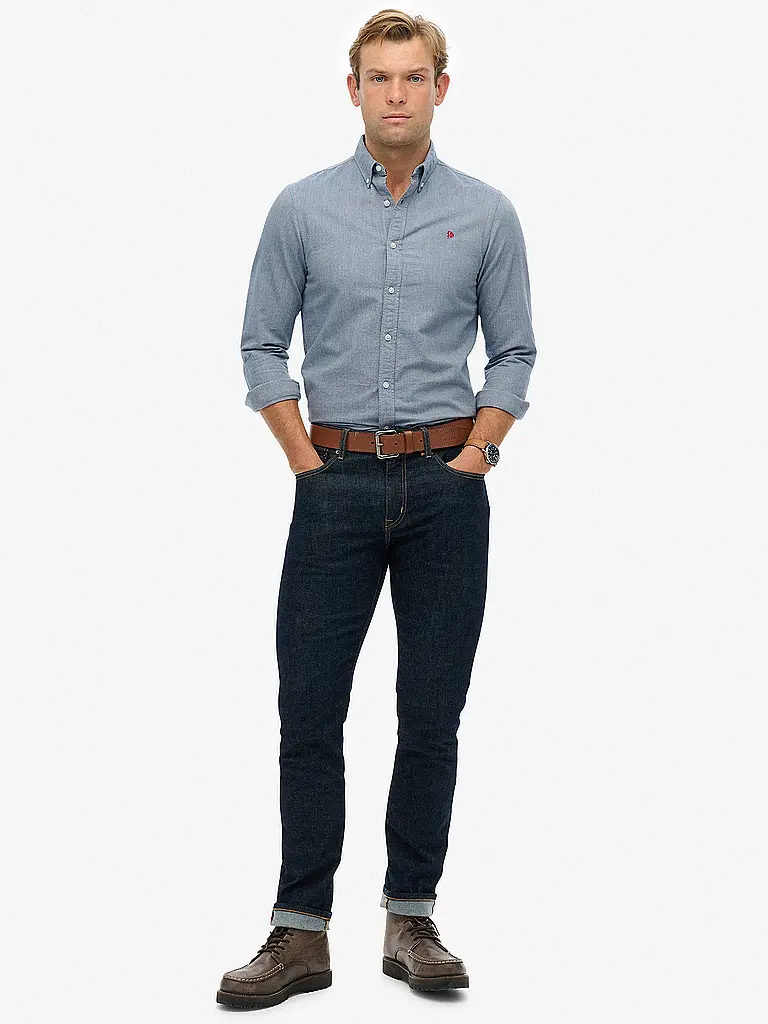 SUPERDRY | Chemise coupe décontractée | Bleu