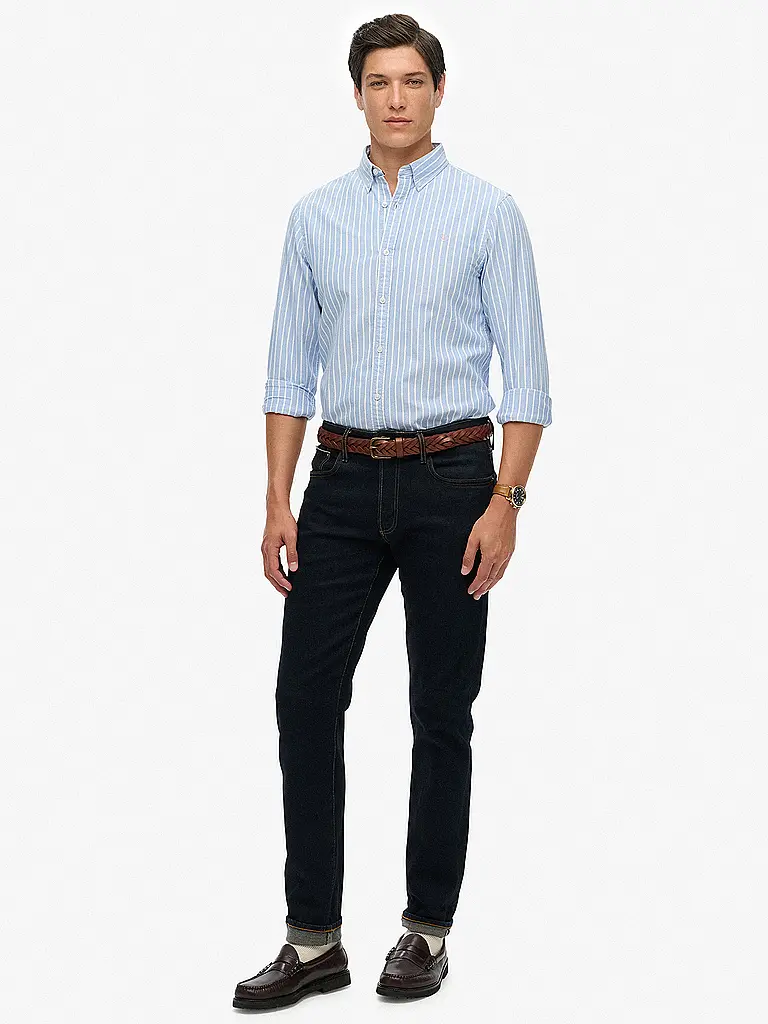 SUPERDRY | Chemise coupe décontractée | Bleu