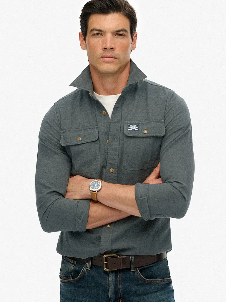 SUPERDRY | Chemise en flanelle | grün