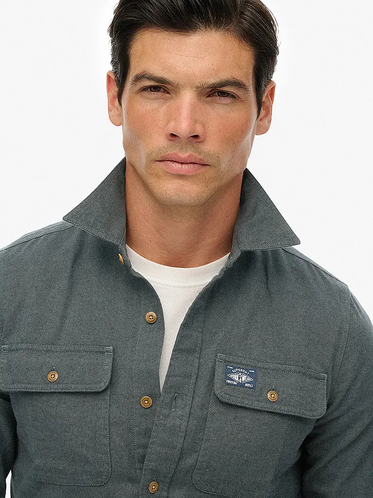 SUPERDRY | Chemise en flanelle | grün
