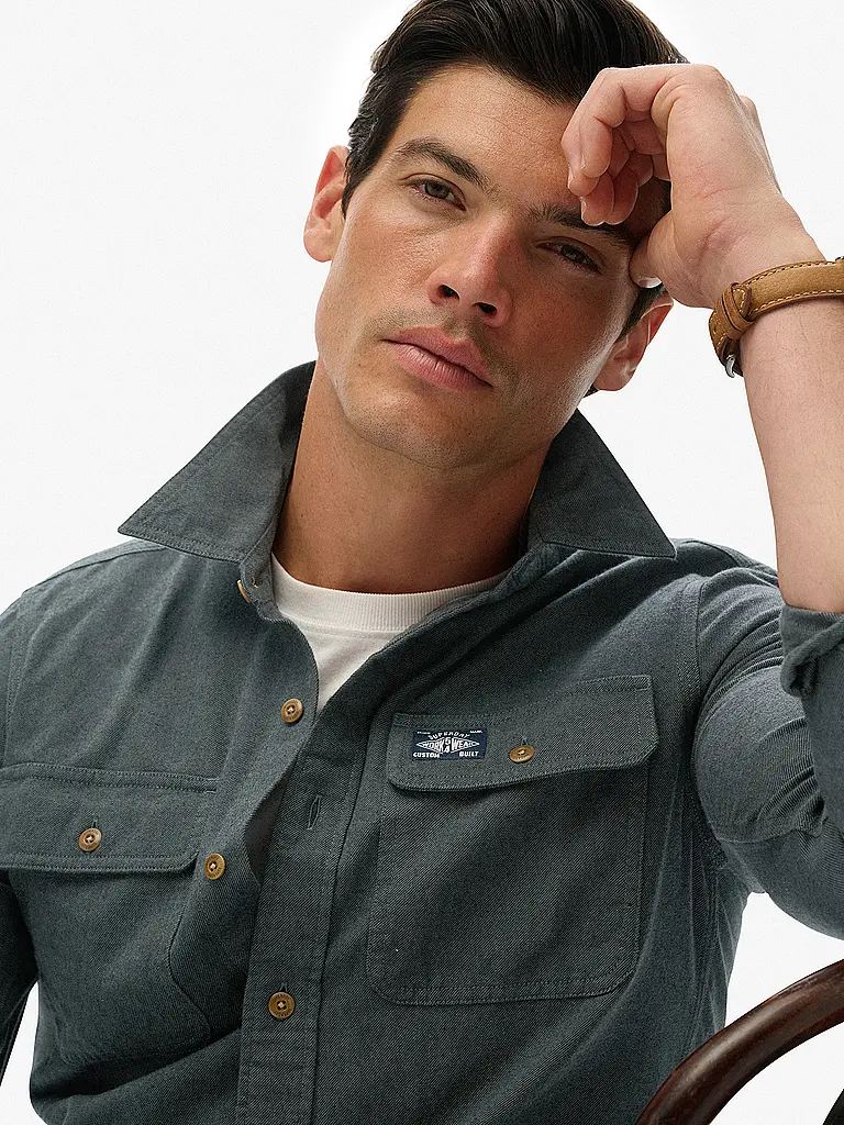 SUPERDRY | Chemise en flanelle | grün