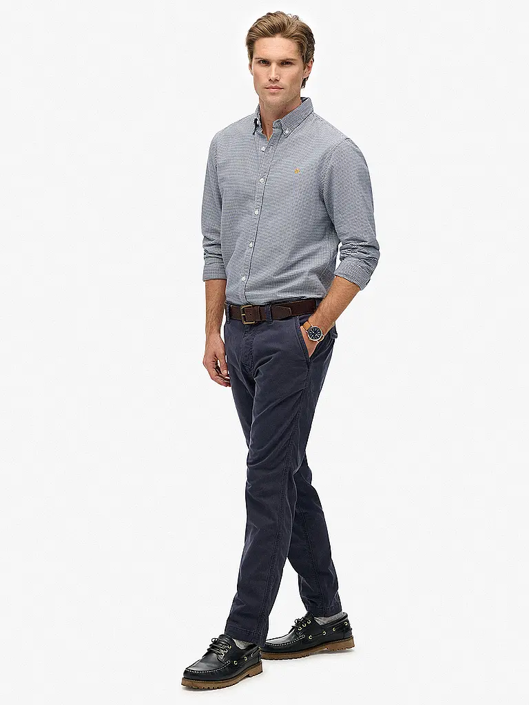 SUPERDRY | Chino  | Bleu foncé