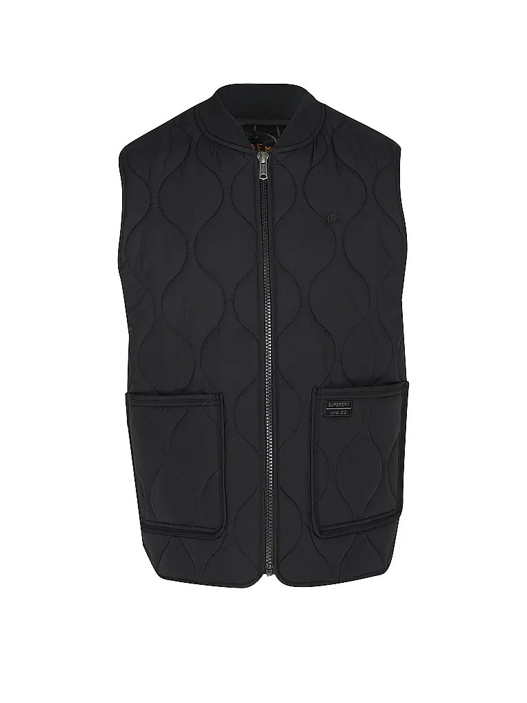 SUPERDRY | Gilet matelassé | schwarz