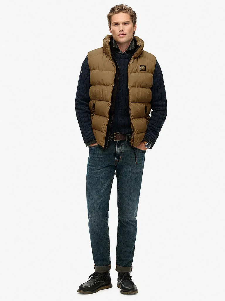 SUPERDRY | Gilet matelassé | Gris