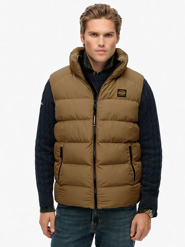 SUPERDRY | Gilet matelassé | Gris