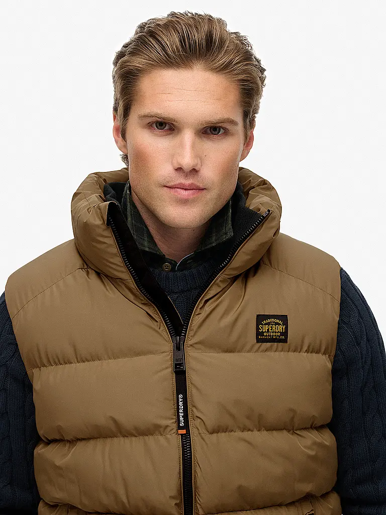 SUPERDRY | Gilet matelassé | Gris