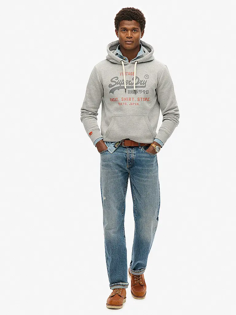 SUPERDRY | Kapuzensweater - Hoodie | Gris