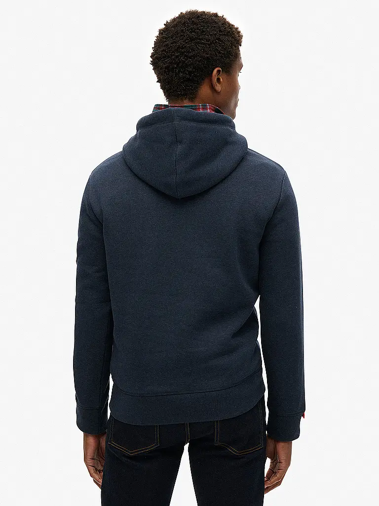 SUPERDRY | Kapuzensweater - Hoodie | Bleu foncé