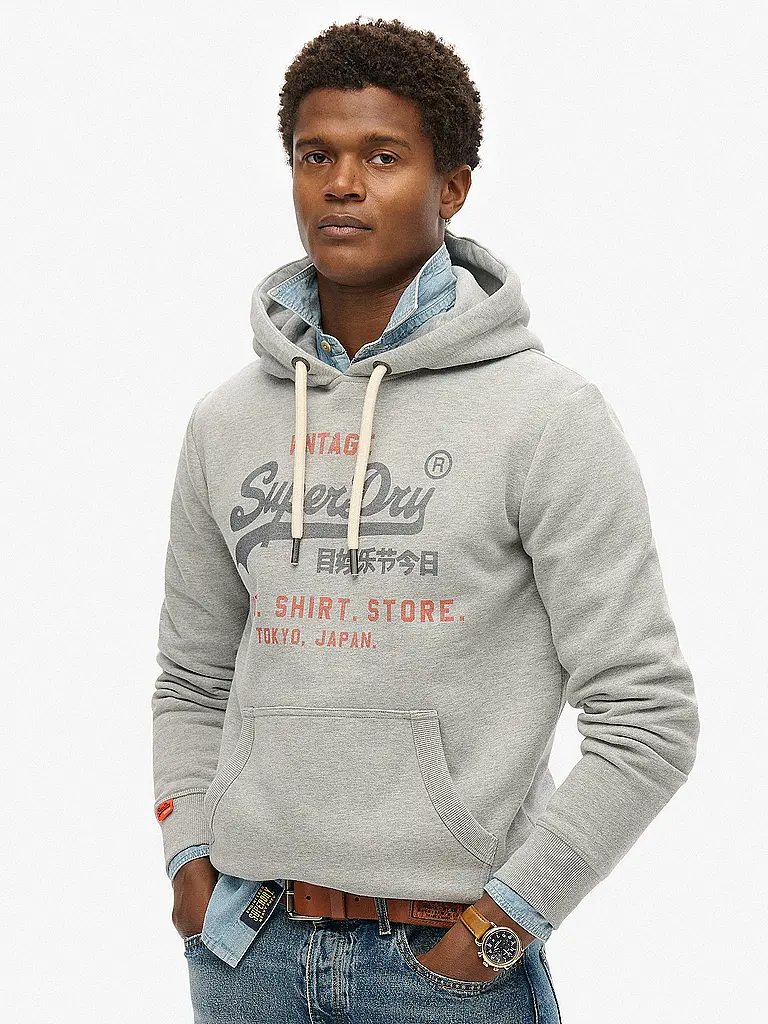 SUPERDRY | Kapuzensweater - Hoodie | Gris