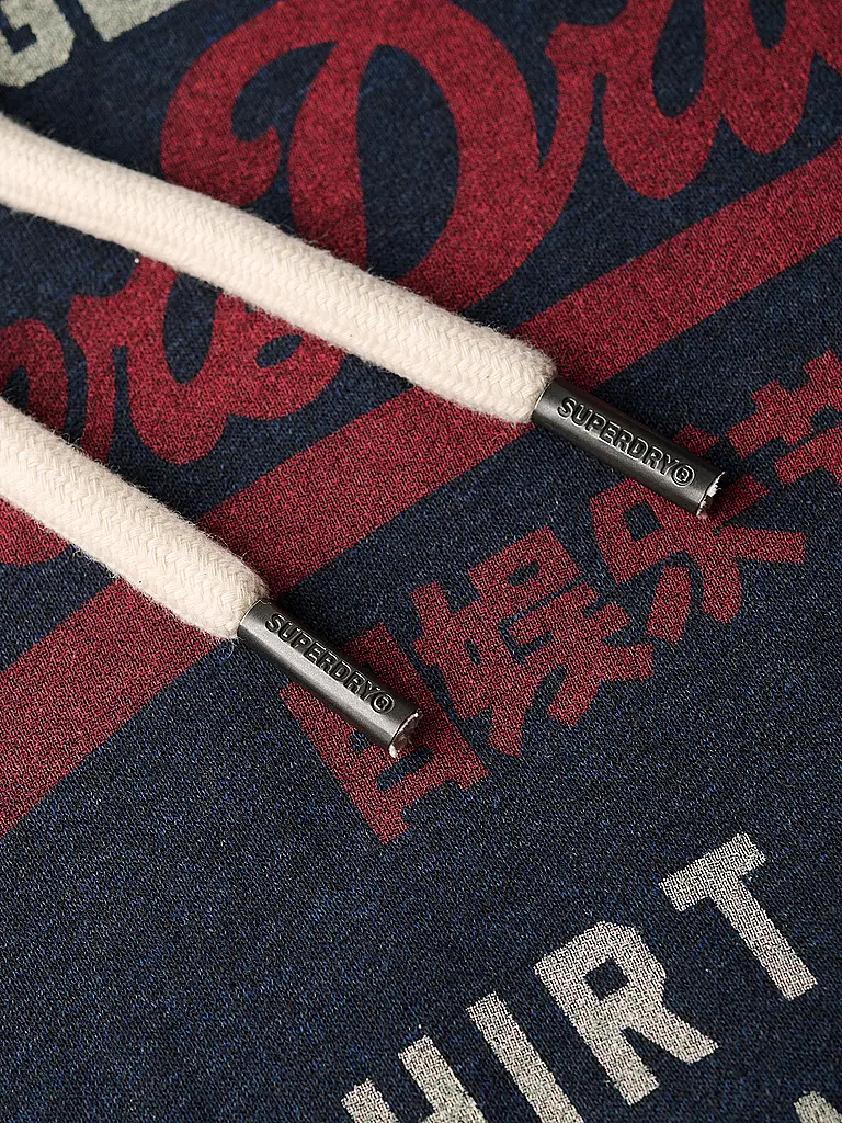 SUPERDRY | Kapuzensweater - Hoodie | Bleu foncé