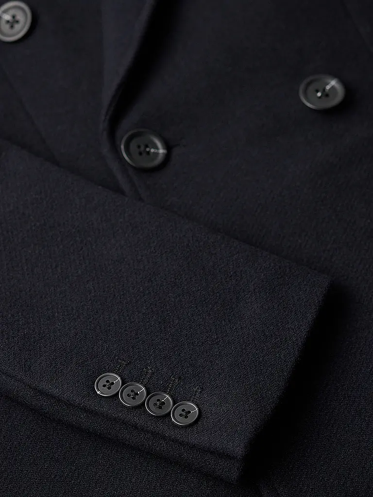 SUPERDRY | Manteau en laine | Bleu foncé