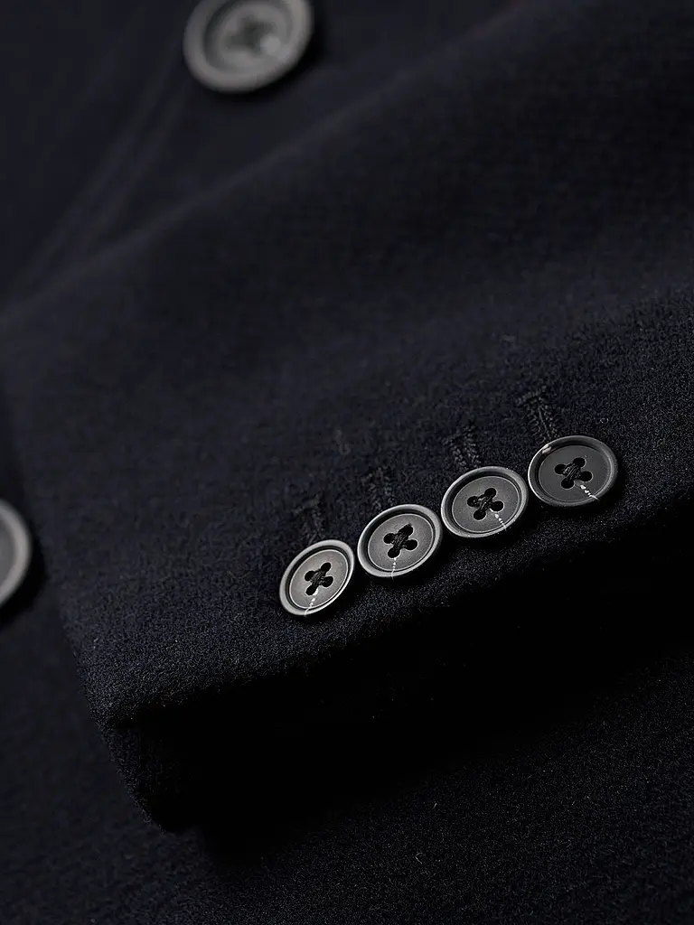 SUPERDRY | Manteau en laine | Bleu foncé