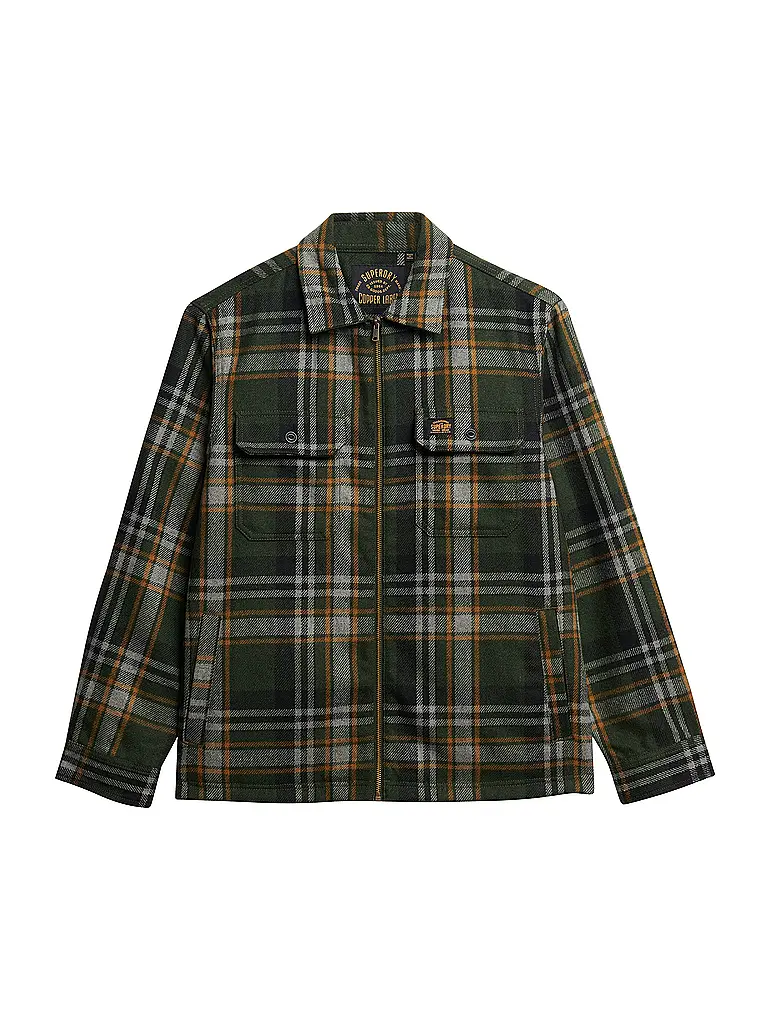 SUPERDRY | Overshirt | olive
