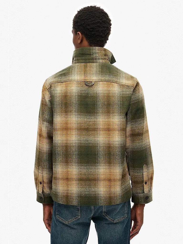 SUPERDRY | Overshirt | hellbraun