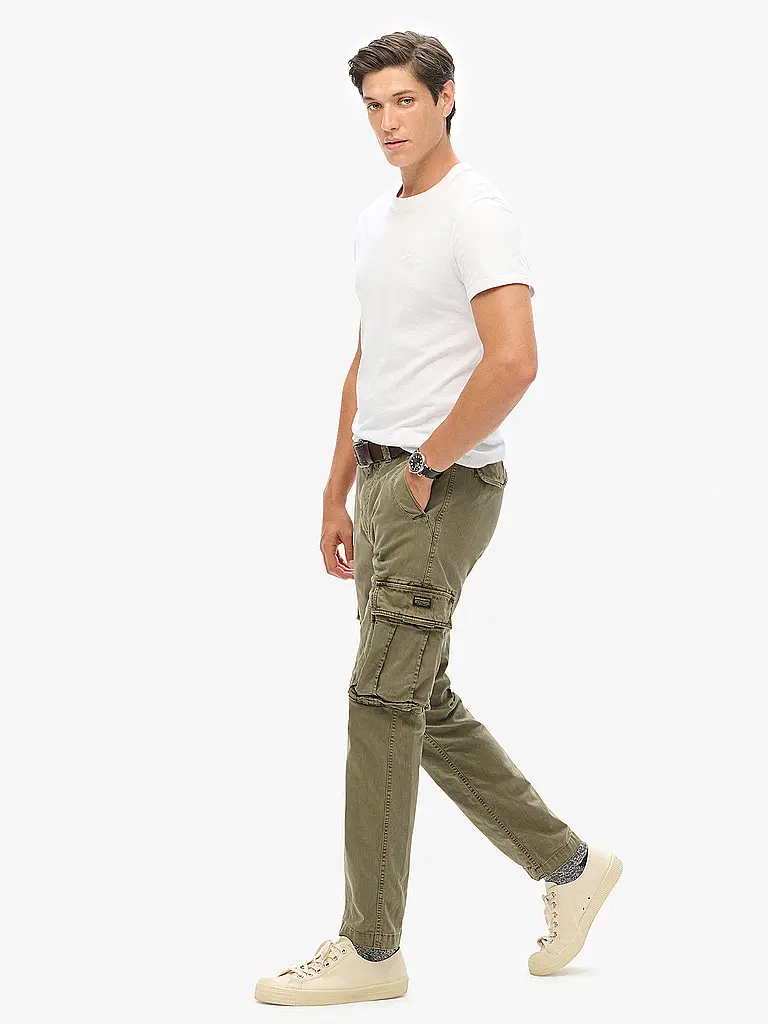 SUPERDRY | Pantalon cargo CORE | Vert