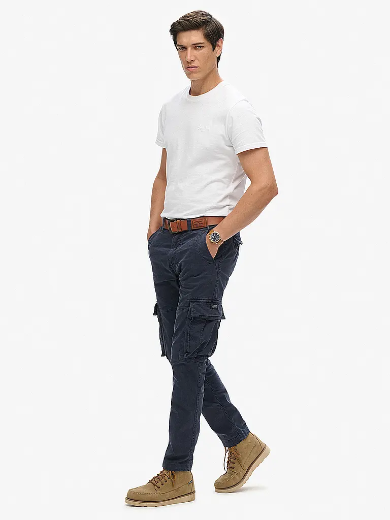 SUPERDRY | Pantalon cargo | Bleu foncé