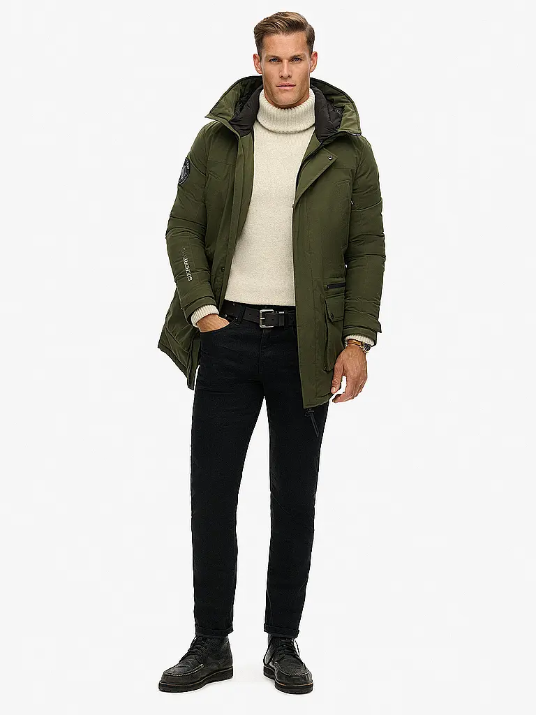 SUPERDRY | Parka CITY PADDED | Vert foncé
