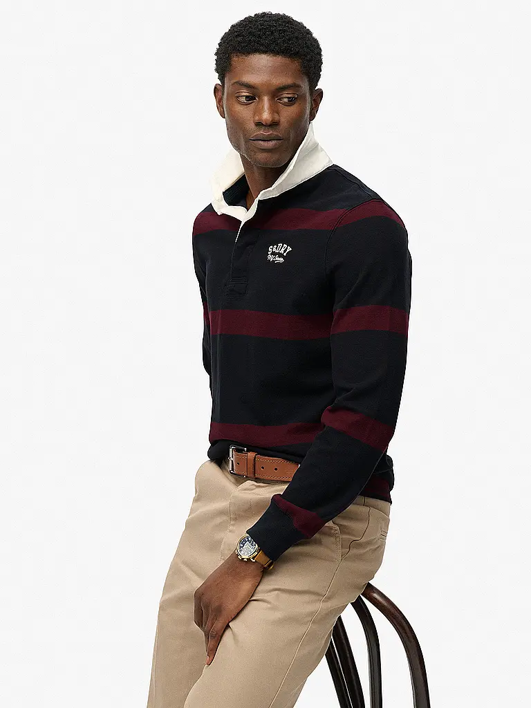 SUPERDRY | Pull de rugby | Bleu