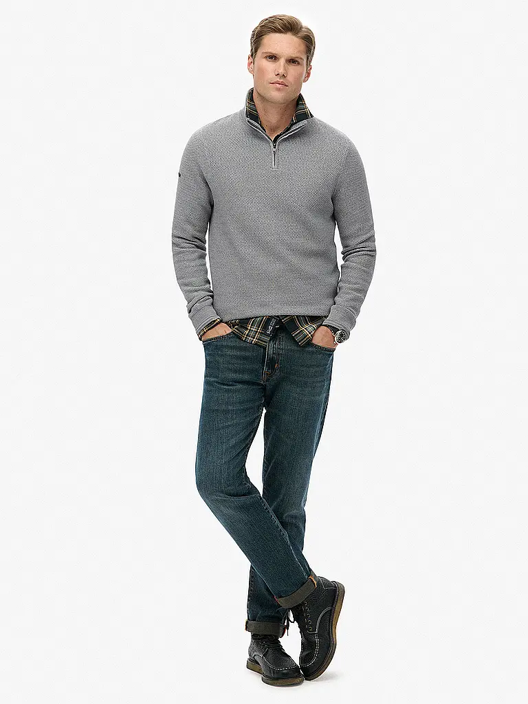 SUPERDRY | Pull Troyer | hellgrau
