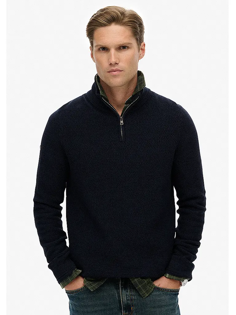 SUPERDRY | Pull Troyer | dunkelblau