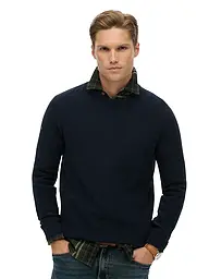 SUPERDRY | Pull | Bleu foncé