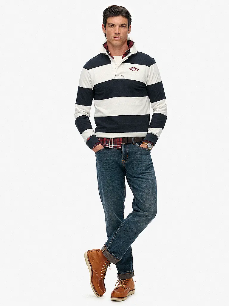 SUPERDRY | Sweat-shirt de rugby | Noir