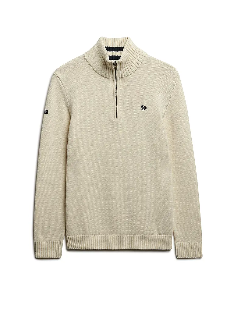 SUPERDRY | Troyer Sweater | Crème