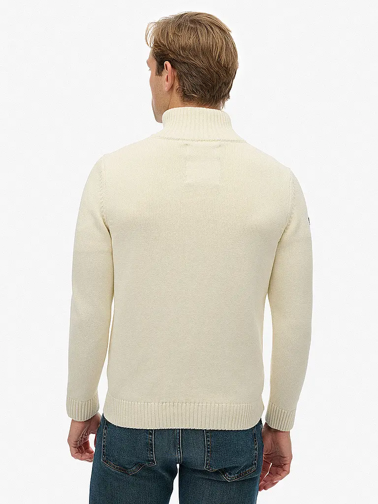 SUPERDRY | Troyer Sweater | Crème