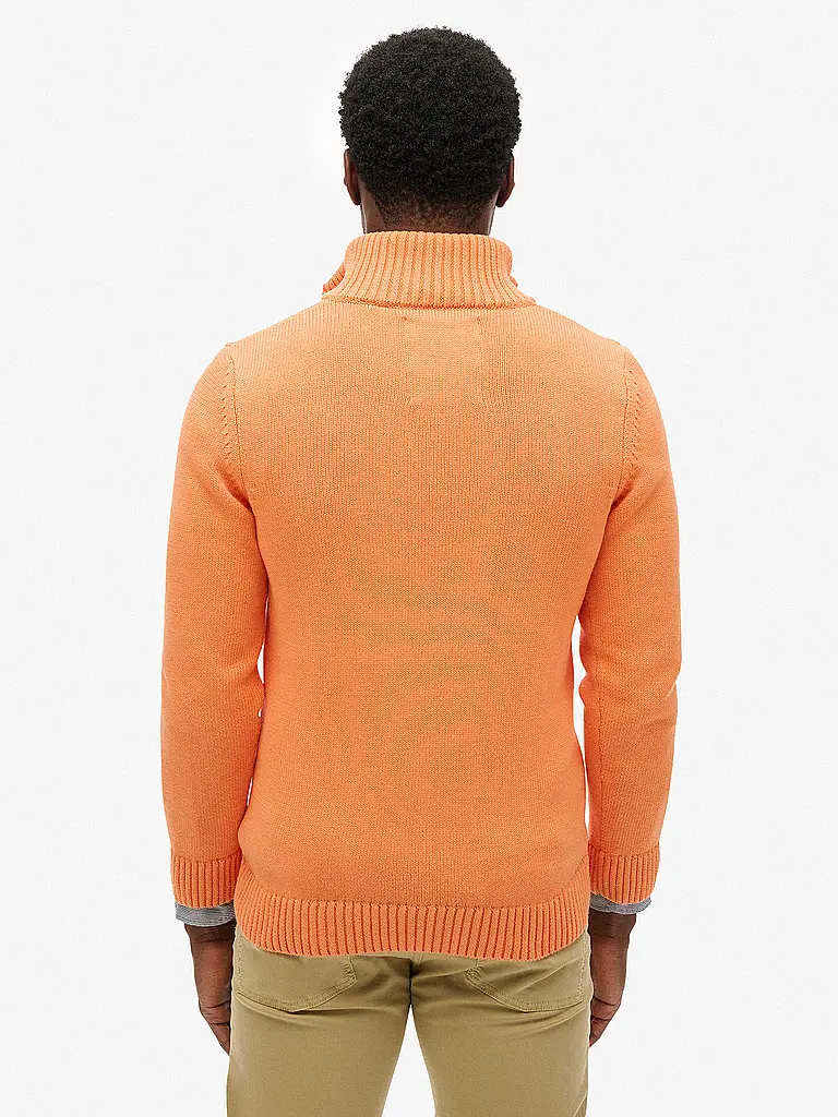 SUPERDRY | Troyer Sweater | Orange