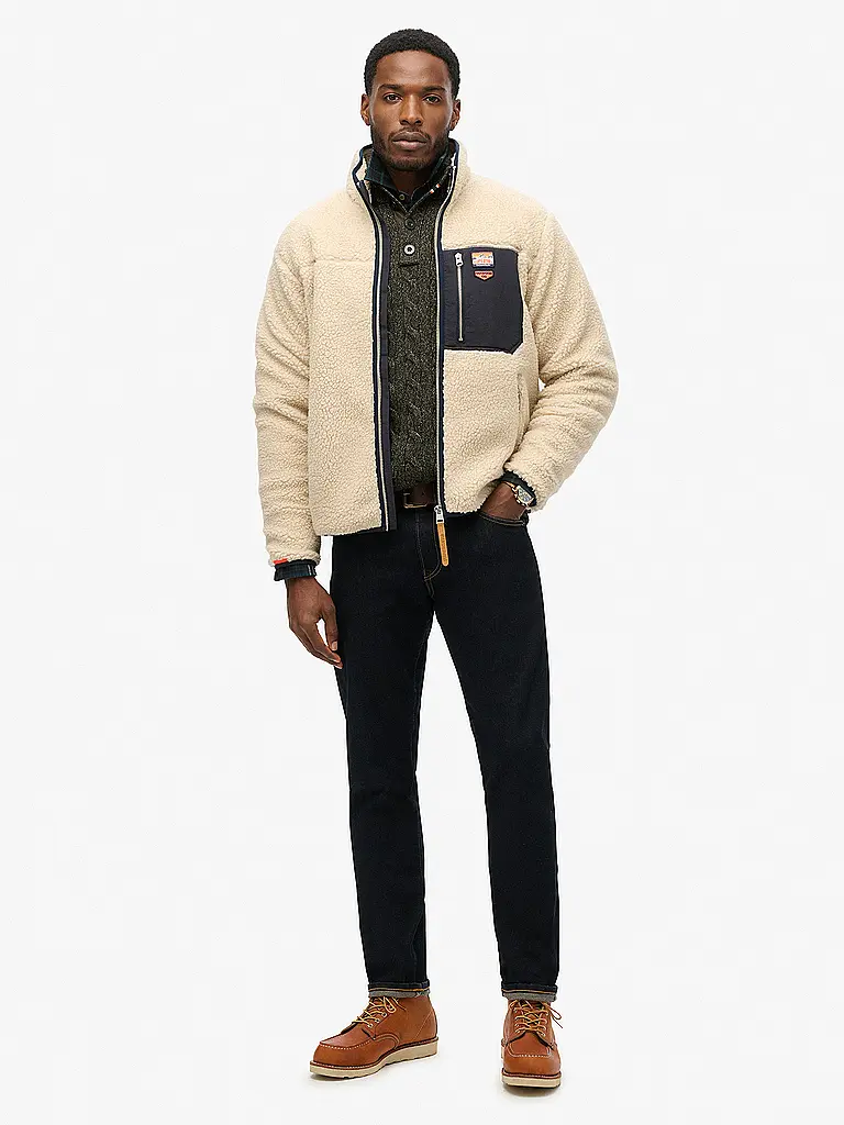 SUPERDRY | Veste en polaire | Beige