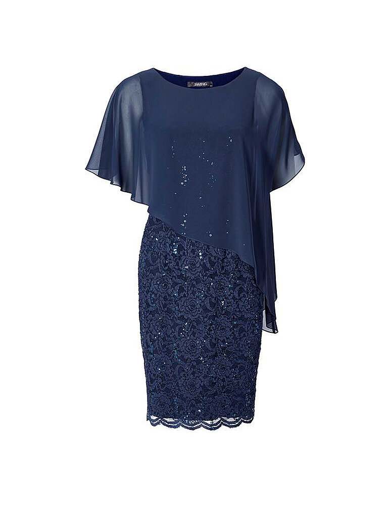 Swing Robe de cocktail bleu 40