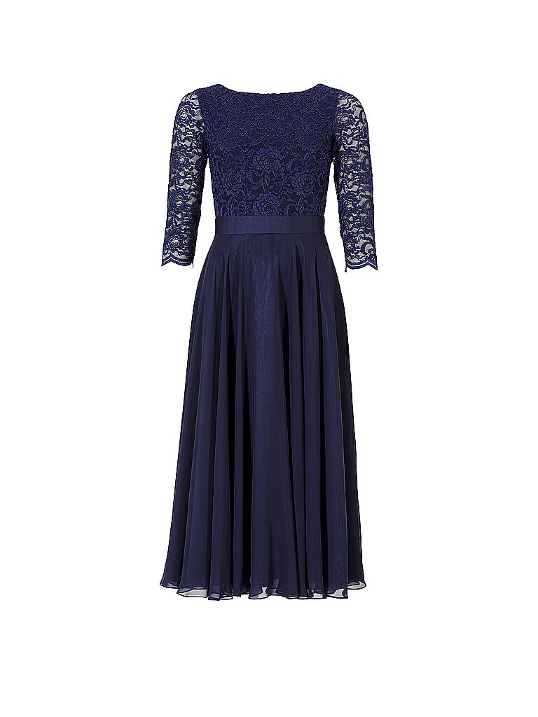 Robe de soirée bleu marine 34