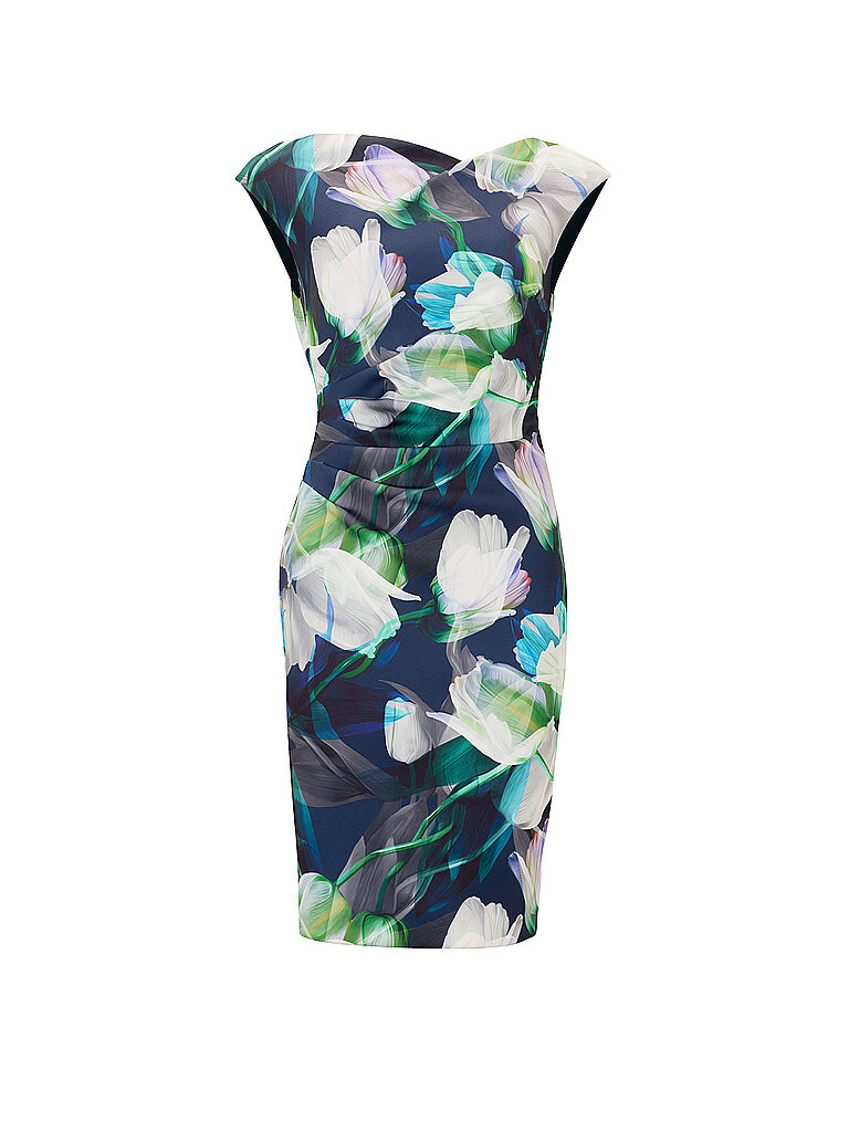 Robe cocktail bleu marine 46