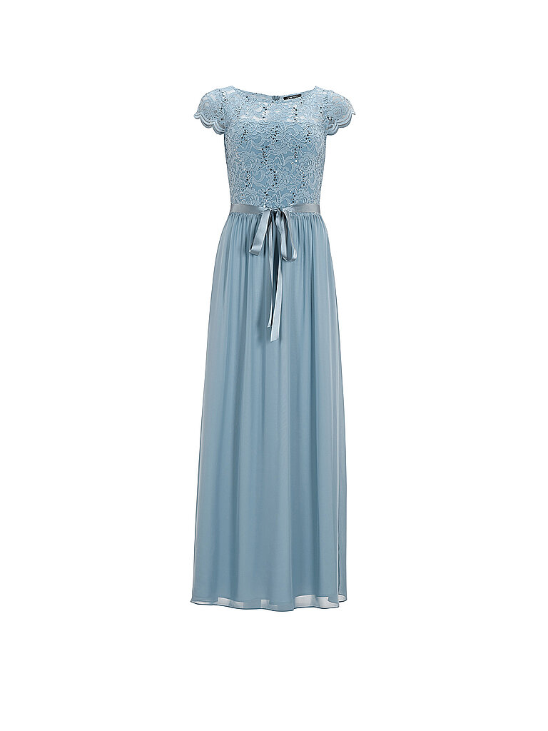 Robe de soirée bleu clair 38