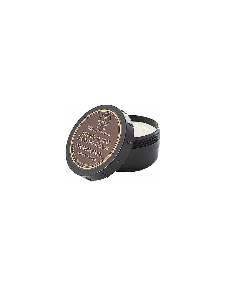 TAYLOR OF OLD BOND STREET | Crème à raser FEUILLE DE TABAC, pot de 150 g | Aucune couleur