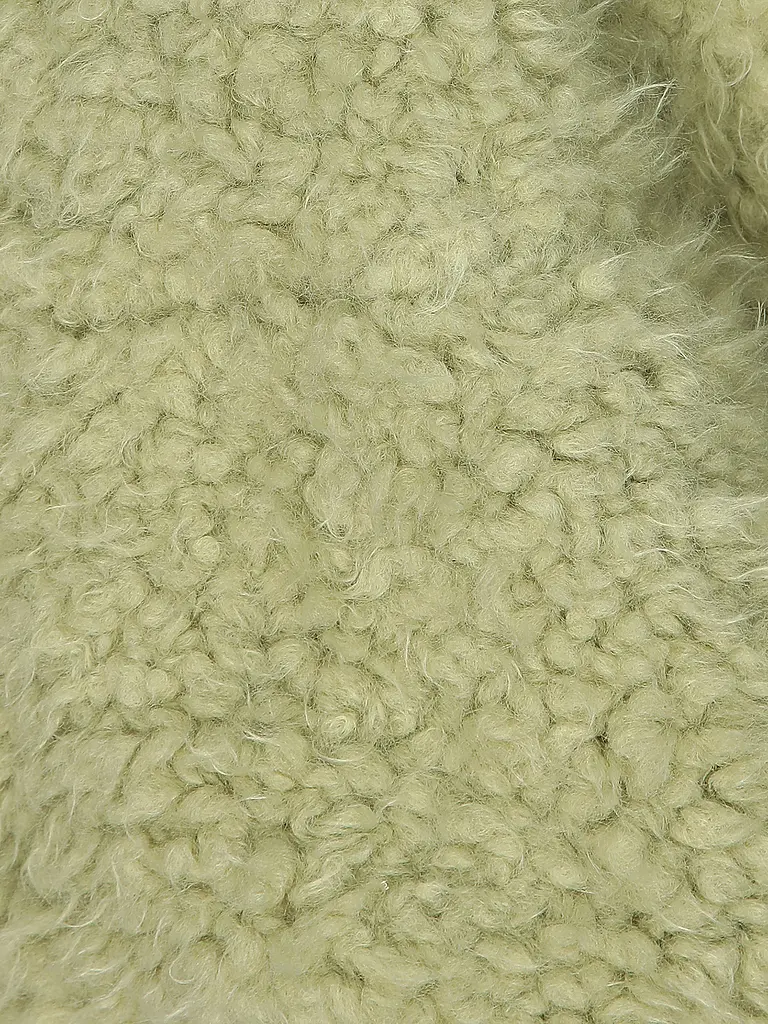 TELA | Jacke in Felloptik | Vert clair