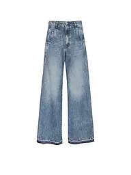 TELA | Jeans Wide Leg TABACCO | Bleu