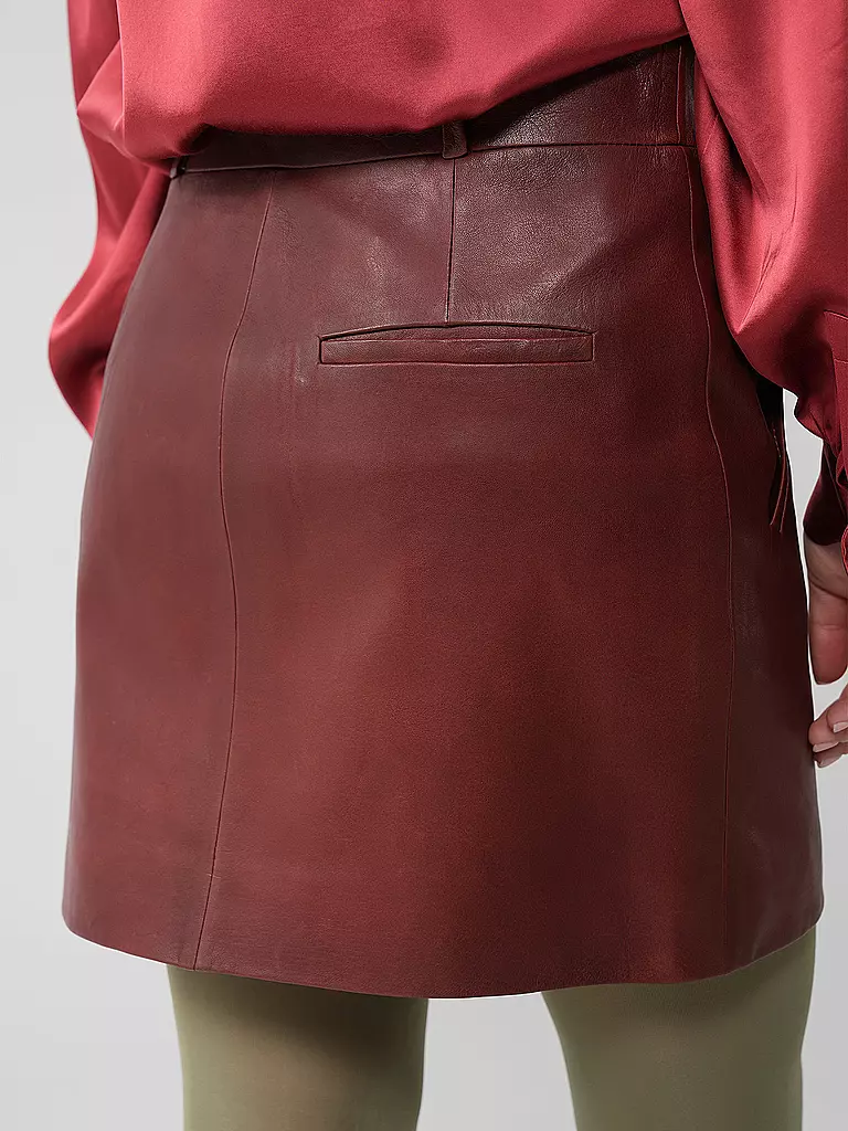 TELA | Mini-jupe en cuir | 