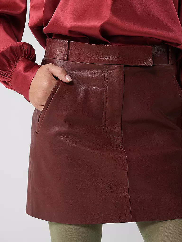 TELA | Mini-jupe en cuir | 