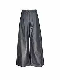 TELA | Pantalon en cuir | Bleu foncé