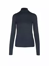TELA | Rollkragenshirt MATHILDE | Bleu foncé