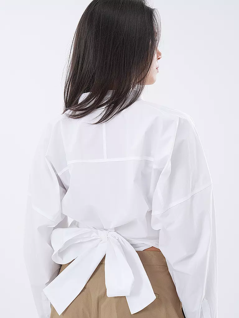 TELA | Wickelbluse PERLA | Blanc