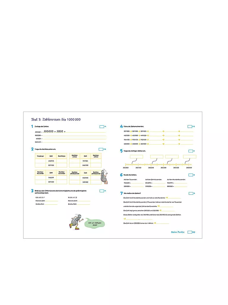 TESSLOFF VERLAG | Cahier de test - Apte pour les maths en 4e année | Aucune couleur