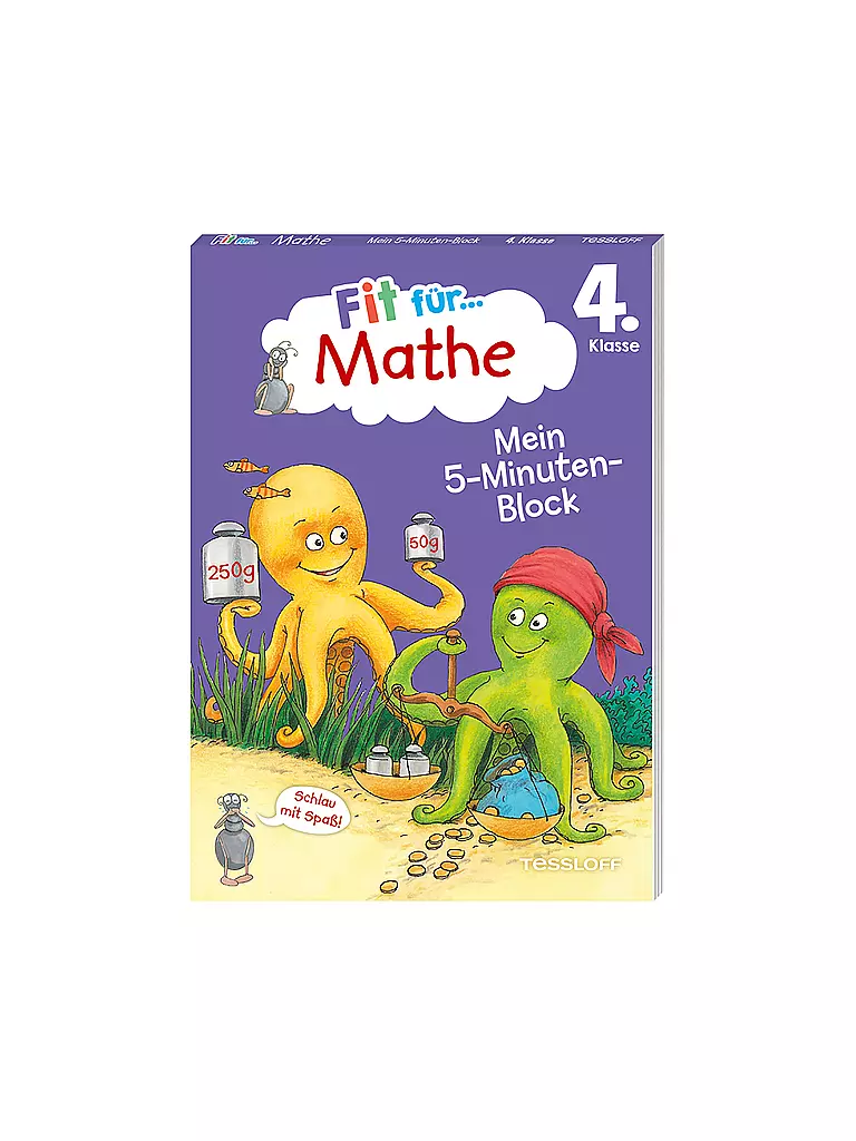 TESSLOFF VERLAG | En forme en maths, 4e année - Mon bloc de 5 minutes | Aucune couleur