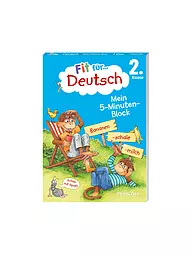 TESSLOFF VERLAG | Fit für Deutsch 2. Klasse - Mein 5-Minuten Block | Aucune couleur
