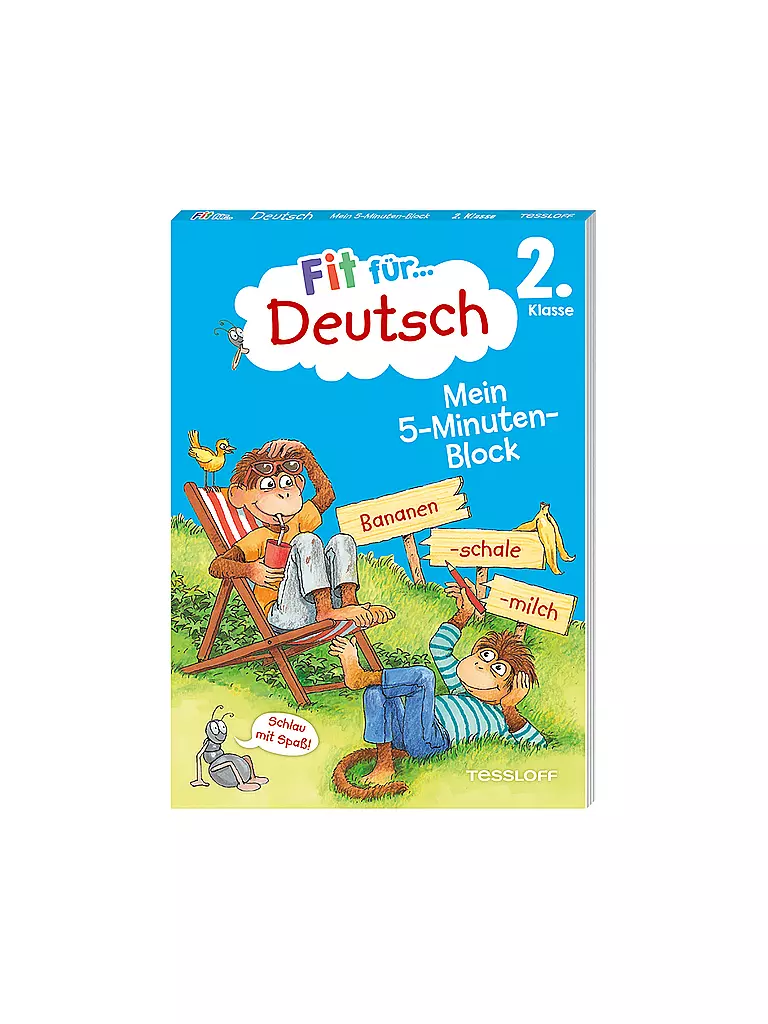 TESSLOFF VERLAG | Fit für Deutsch 2. Klasse - Mein 5-Minuten Block | Aucune couleur